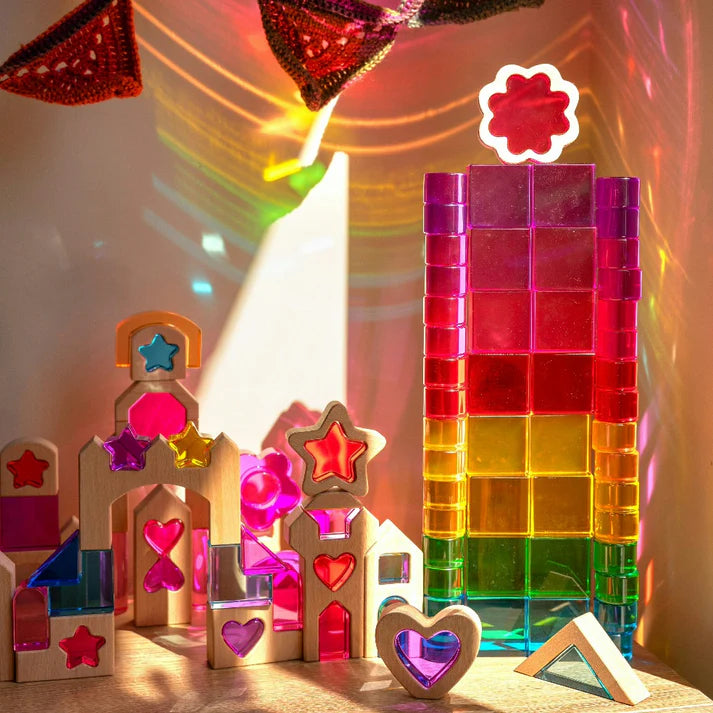 Majestic Lucite Squares (Set of 16)