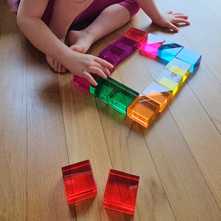 Majestic Lucite Squares (Set of 16)