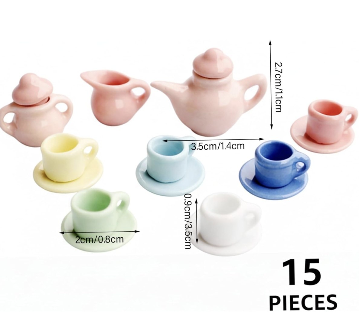 Mini Ceramic Tea Set