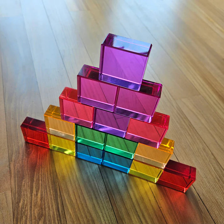 Majestic Lucite Squares (Set of 16)