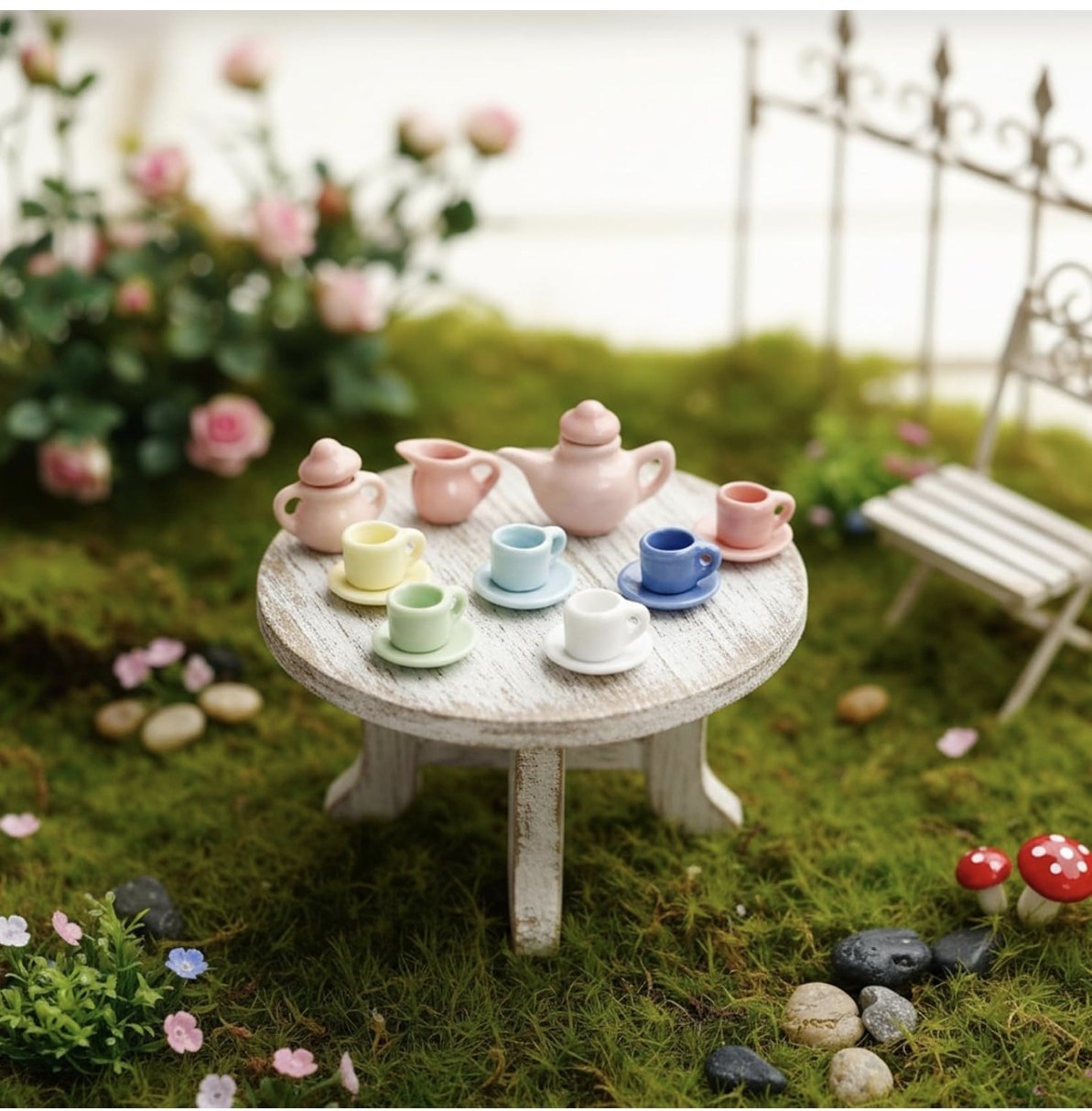 Mini Ceramic Tea Set