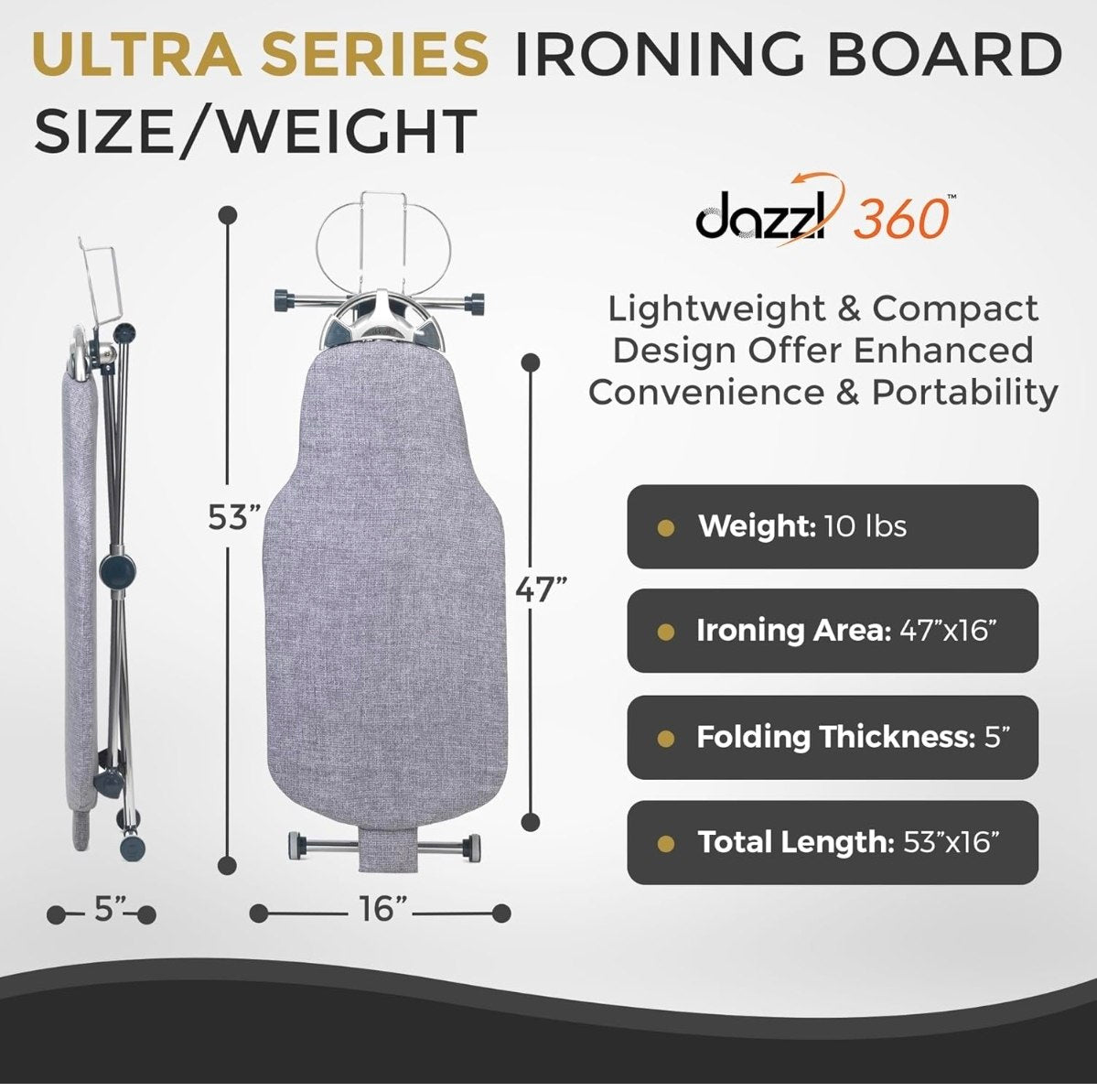 Dazzl 360° Iron-Board