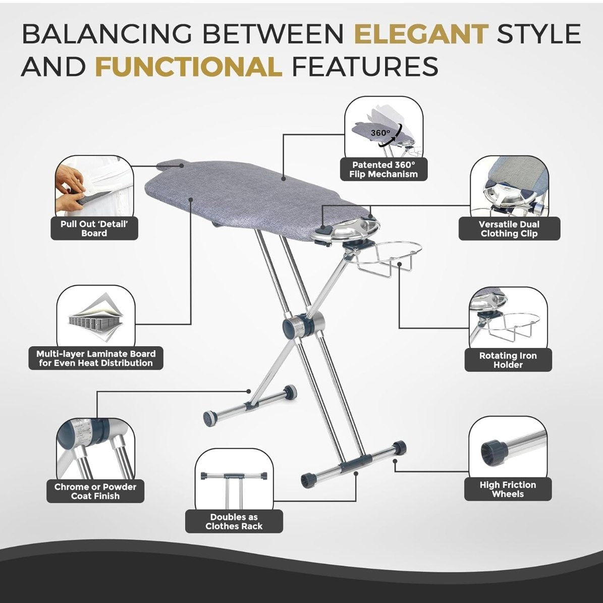 Dazzl 360° Iron-Board